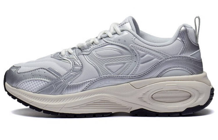Li-Ning Li Ning 92 CICI 92 CICI Vintage Cushioning Slip Resistant Abrasion Resistant Low top Sports Casual Shoes Women's Gray