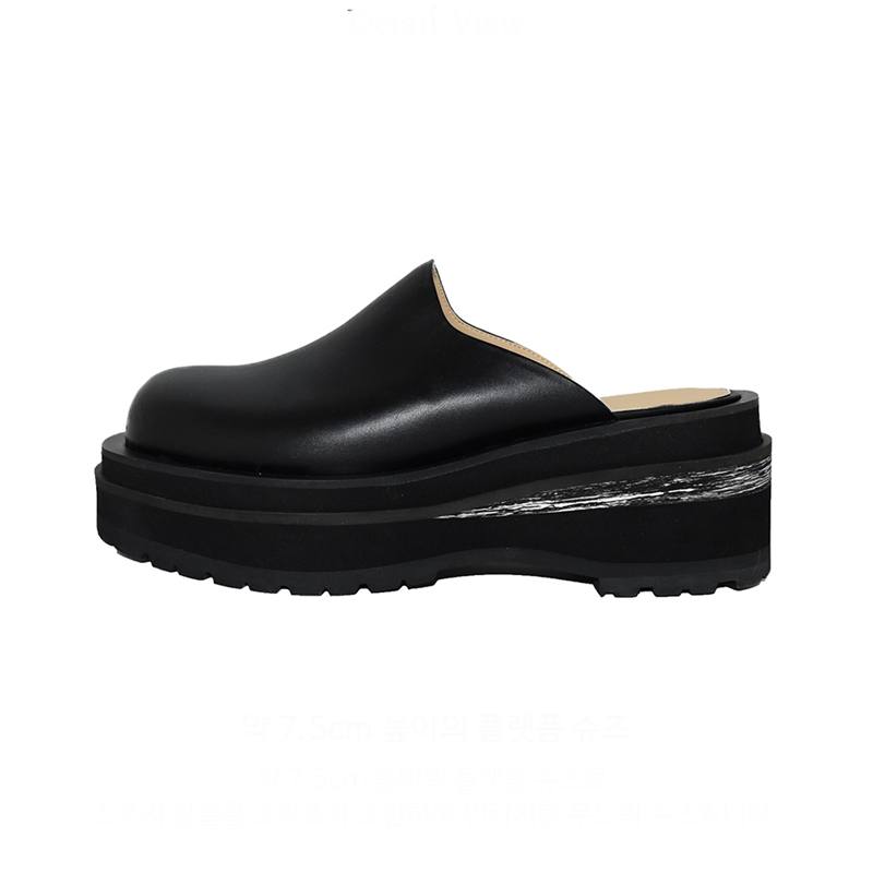 URIMERA Closed Toe Slippers Women's Black