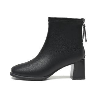 DUSTO Ankle Boots Women's Black/Beige/Coffee