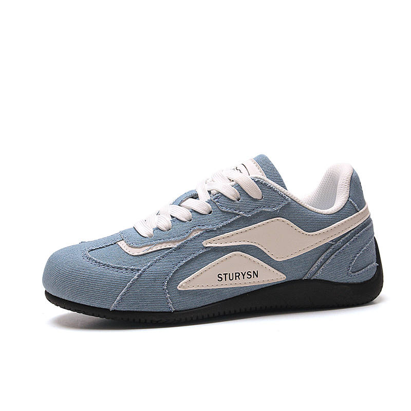 STUR YSN Mesh Low top Skateboard Shoes Unisex Denim Blue