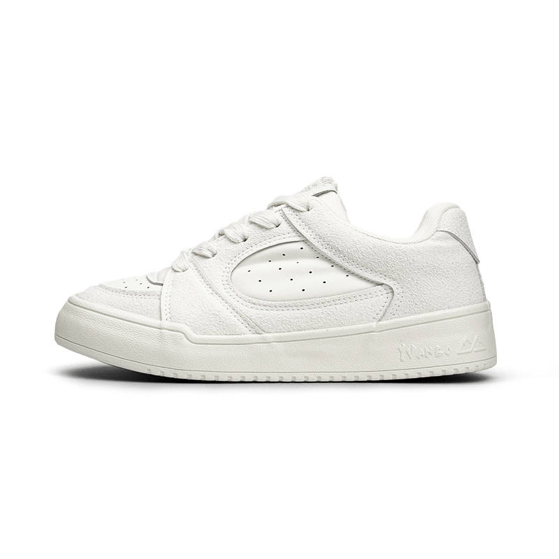 VASIBAEN Synthetic Leather Coverage Cushioning Coverage Cushioning Low top Skateboard Shoes Unisex Beige