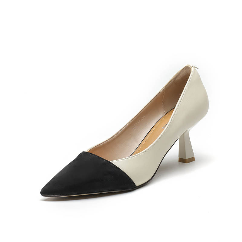 TATAYA Microfiber Leather Slim Heel High Heels 6CM Women's