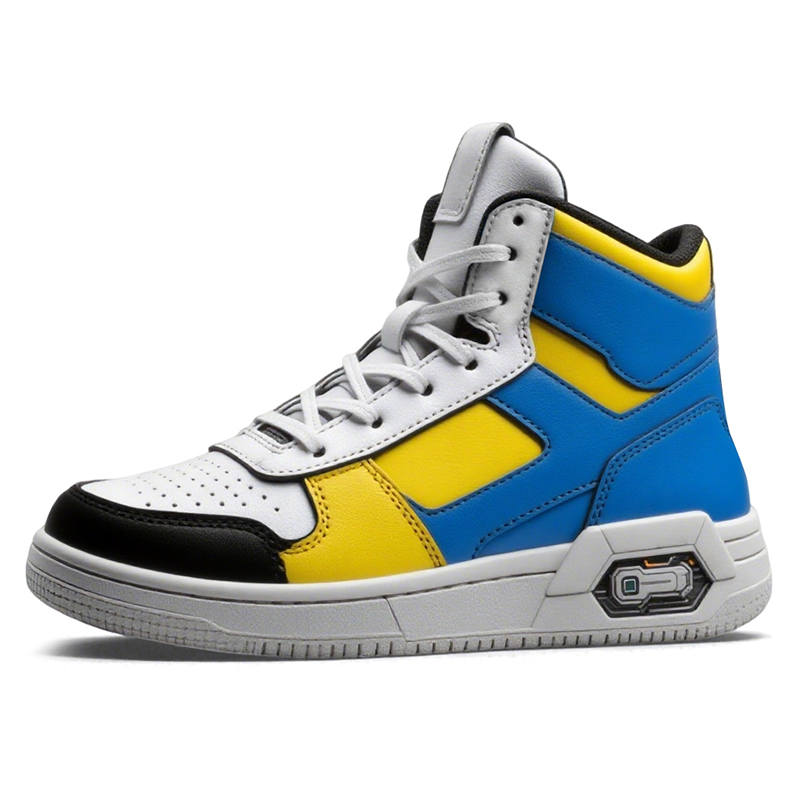 SHUXIAOBEI High top Skateboard Shoes Unisex Blue