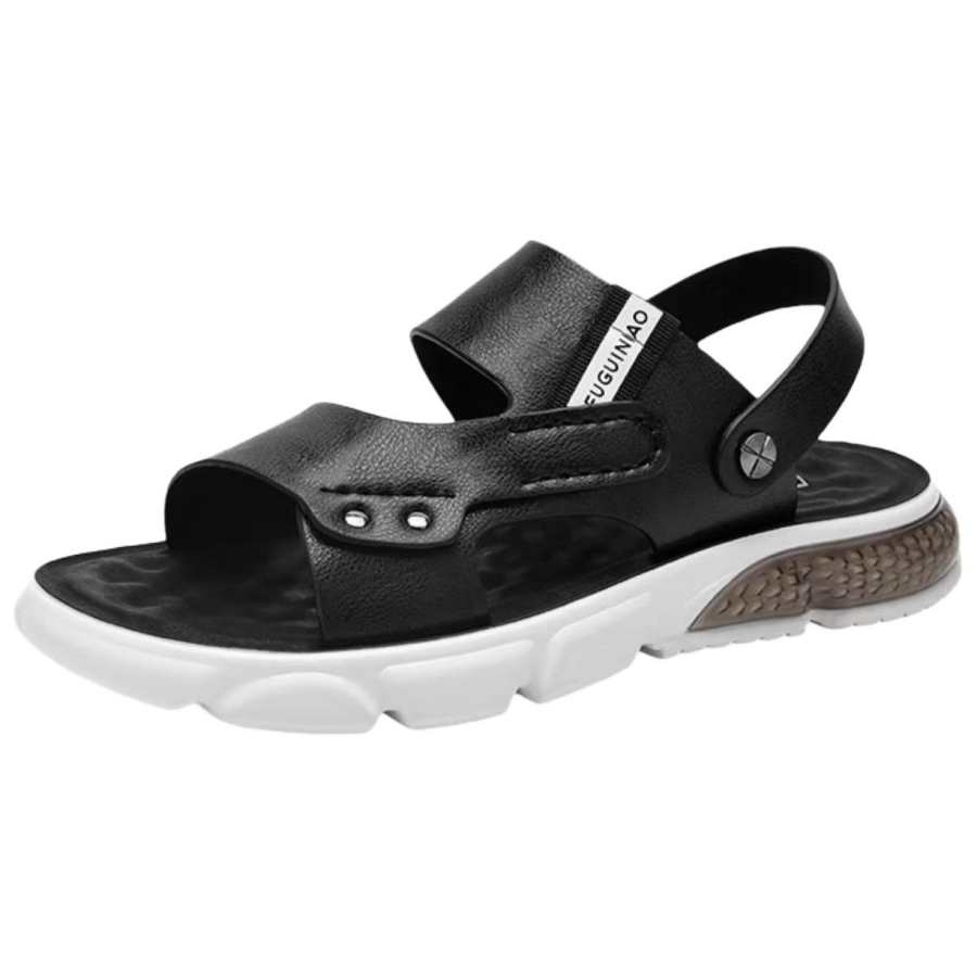 Rich birds Beach Sandals Men's Black/Khaki