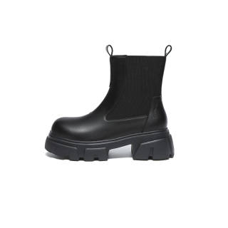 CHAOSHU Short Chelsea Boots Men's Black
