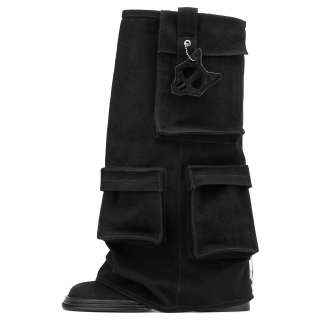 Naked Wolfe Natalia Knee high Boots 7.5cm Women's Black
