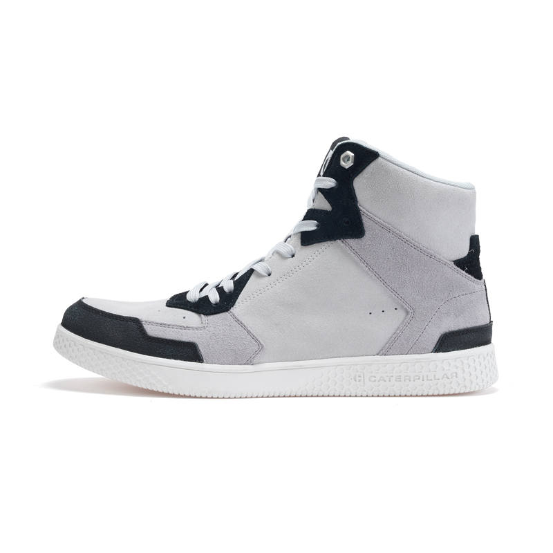 CAT Pause Sport Mid SS23 Slip Resistant Abrasion Resistant High top Outdoor Shoes Unisex Gray