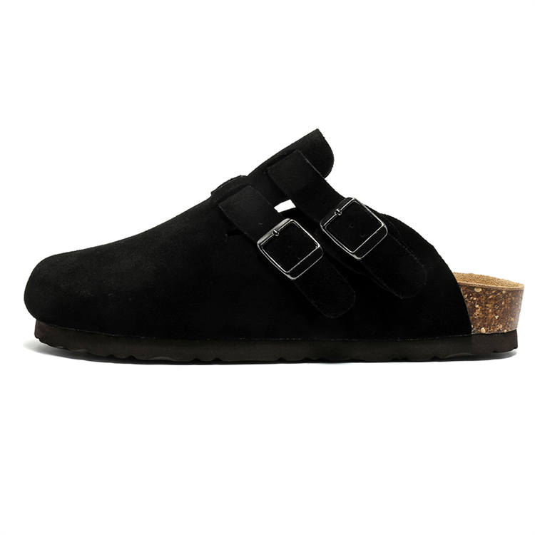 YEDANI Cow Suede Closed Toe Slippers Men's