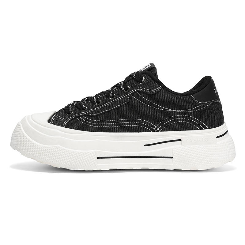 CAMOSI Abrasion Resistant Height Increasing Abrasion Resistant Height Increasing Low top Canvas Shoes Men's