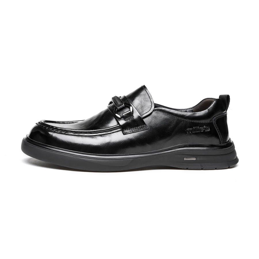 Millies MILLIE'S Top Grain Cow Leather Casual Shoes Men's Black