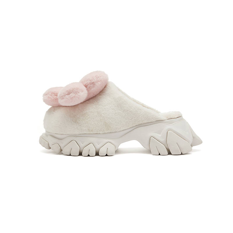 ANGEL CHEN Slip Resistant Closed Toe Slippers Women's White