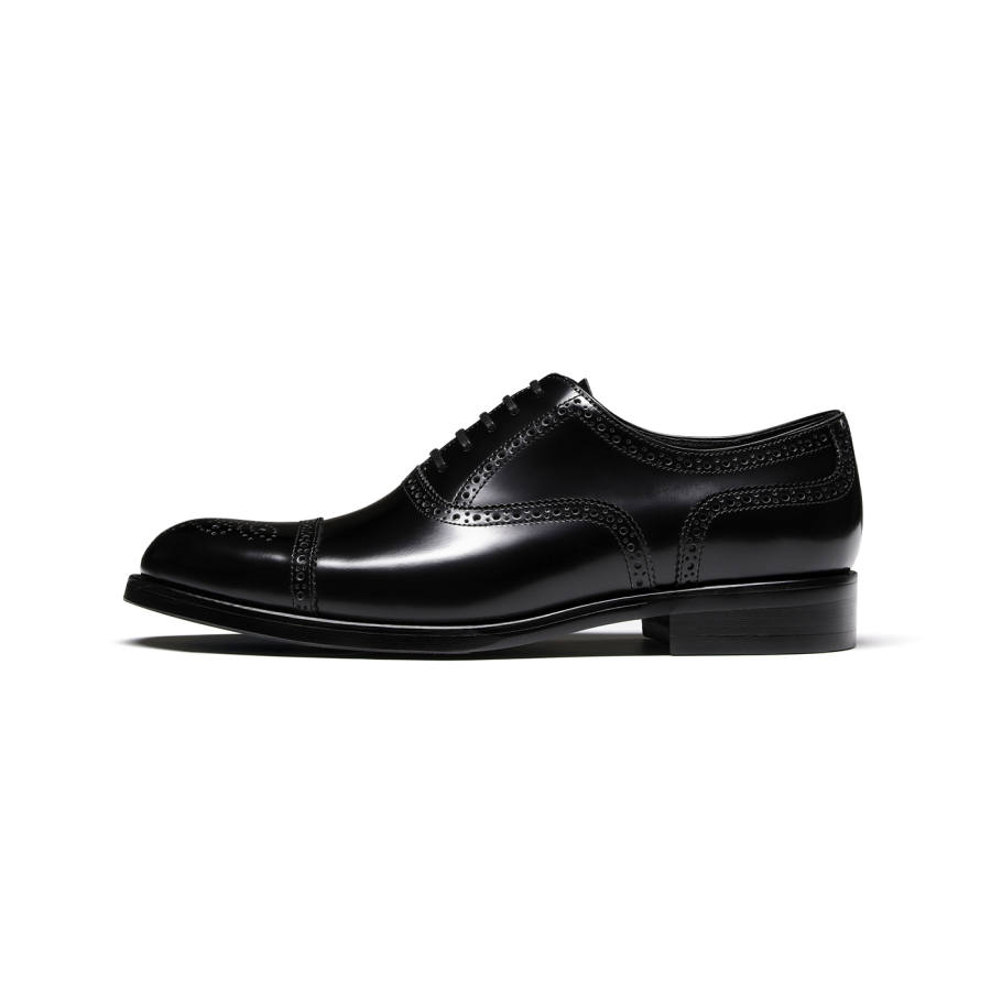 TRUFFAUT Museum Leather Brogues Oxford Shoes Top Grain Cow Leather Dress Shoes Men's