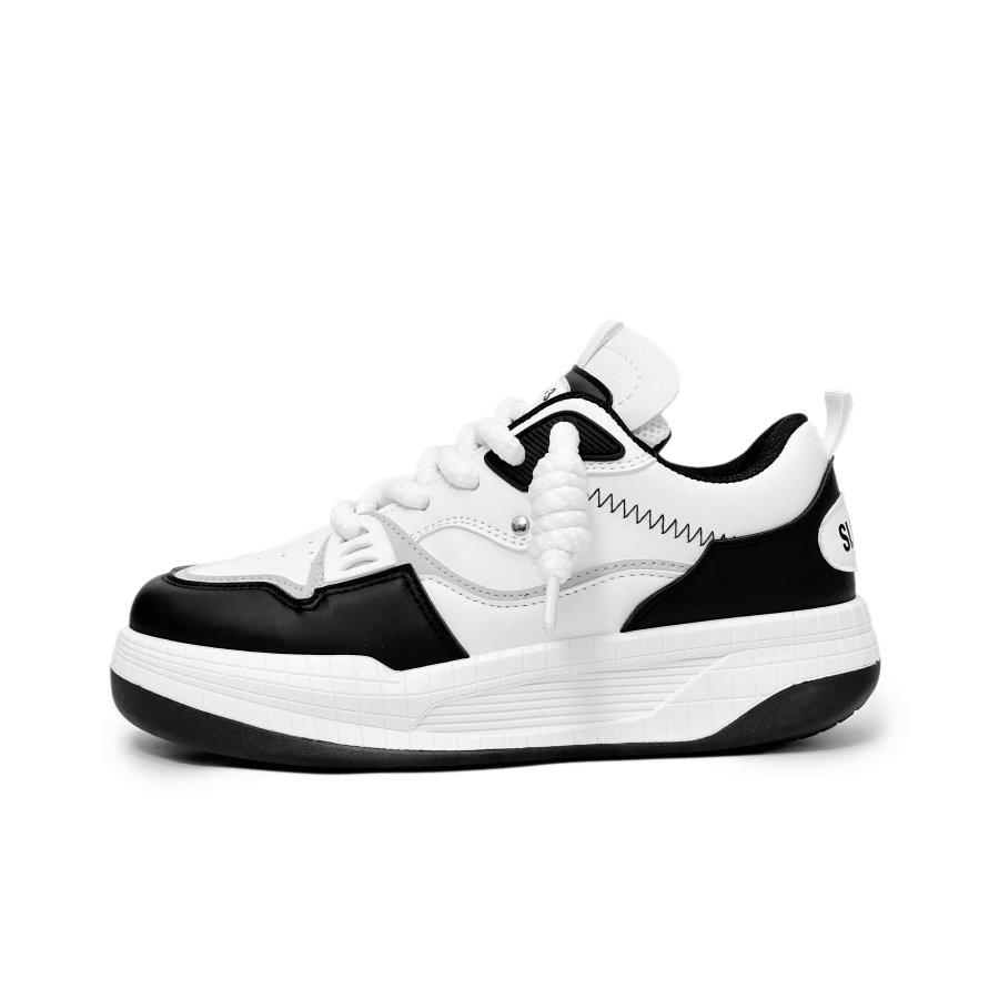JIETEGONGYANG Microfiber Leather Cushioning, Wear Resistant Low top Skateboard Shoes Men's