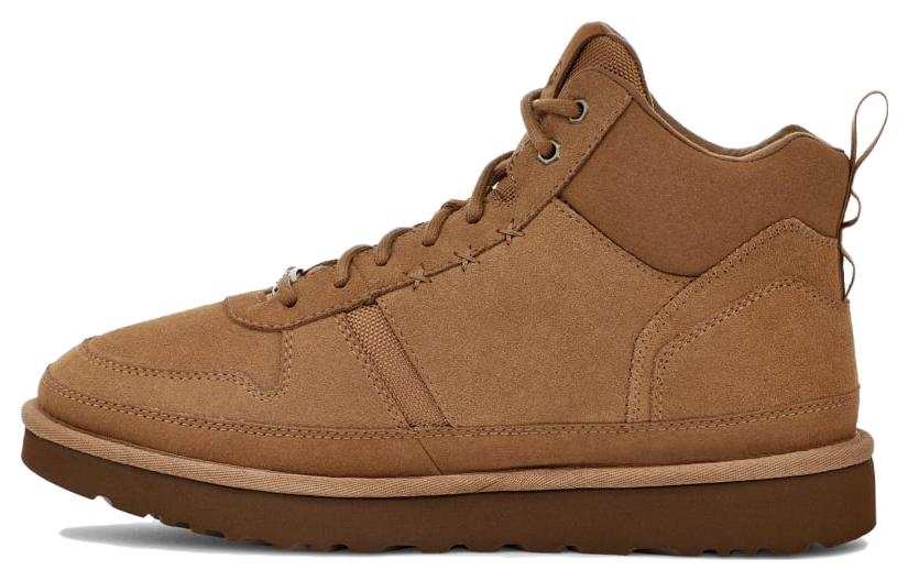 UGG UGG Leather Casual Ankle Boots Men's Brown
