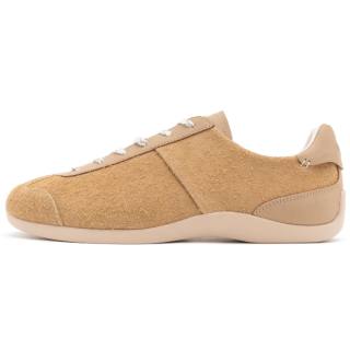 FOOT INDUSTRY German Army Trainers Unisex Latte Brown