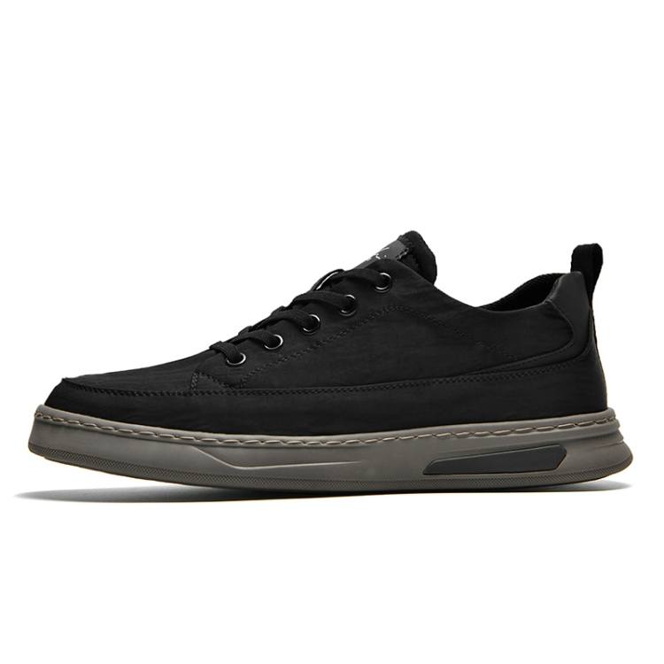 SATCHI SPORT Versatile Fleece Lined Minimalist Style Thermal Low top Casual Shoes Men's Black