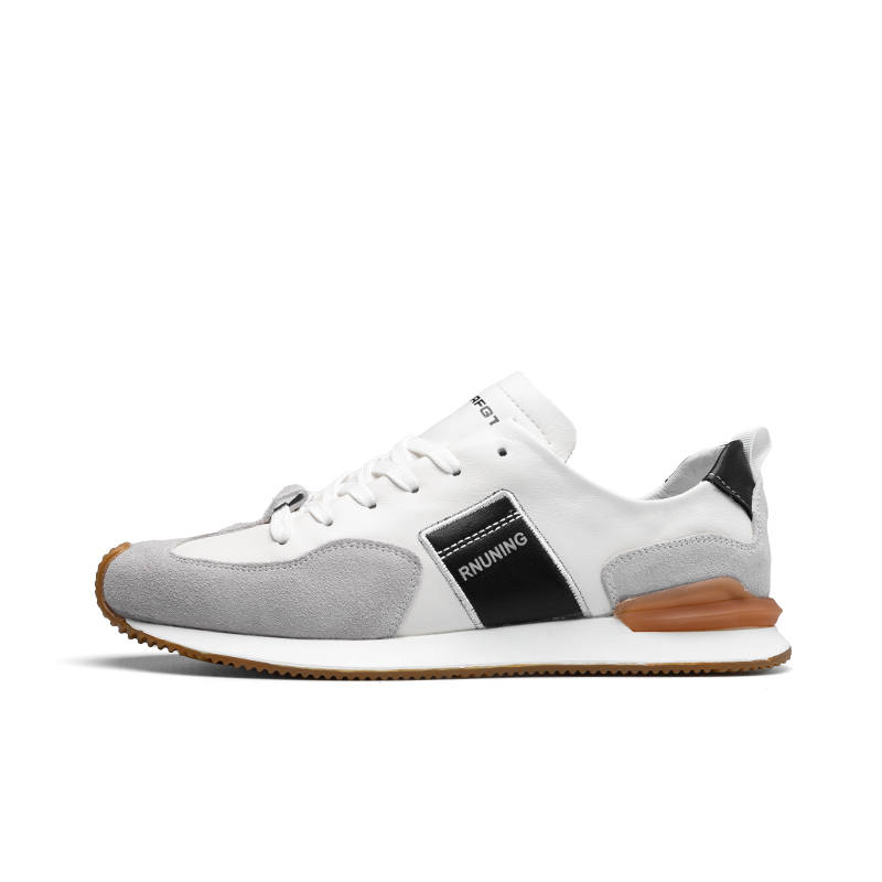 PARDASAUL Cow Leather Casual Shoes Men's Gray