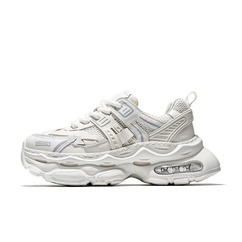 MOERBAI Wave Runner OG Collection Lightweight Low top Chunky Sneakers Unisex White