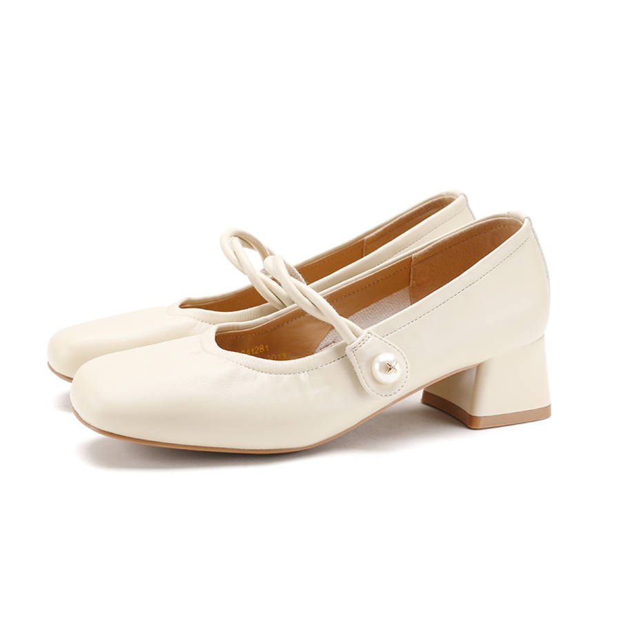 FOXER Chunky Heel Mary Jane Shoes Women's