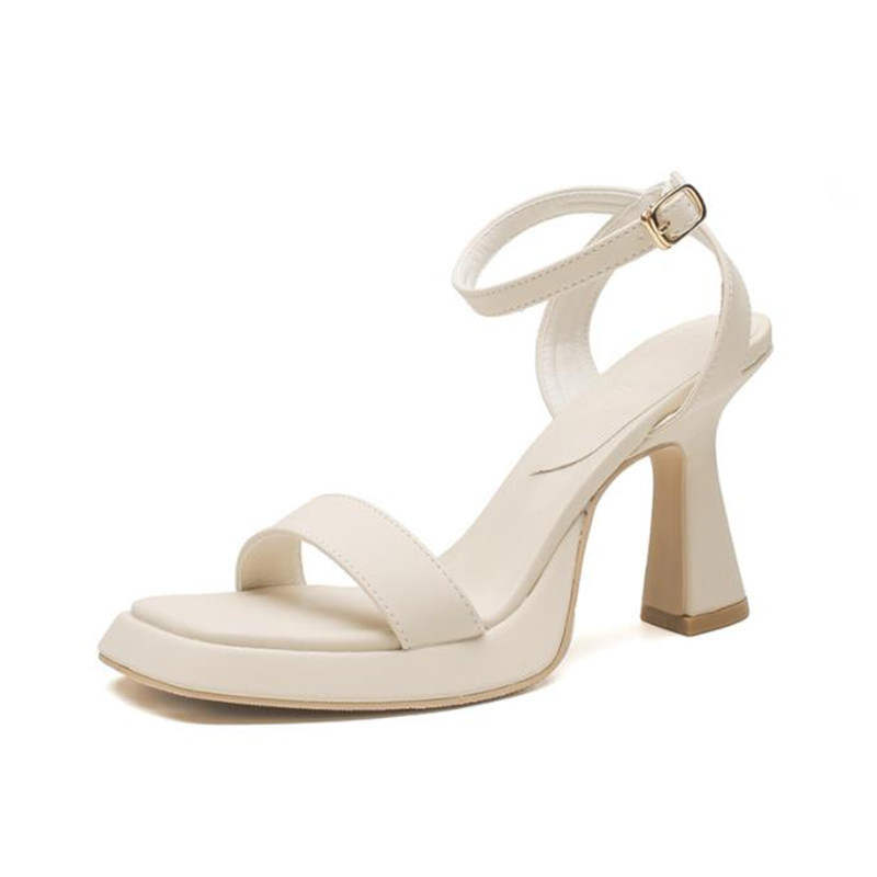 TATAYA Microfiber Leather One Strap Sandals Women's