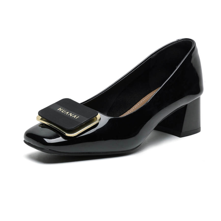HUANAI High Heels Women's Black/Red