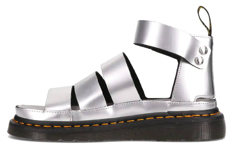 Dr.Martens Dr. Martens DrMartens Clarissa Thick Sole Sandals Silver Women's