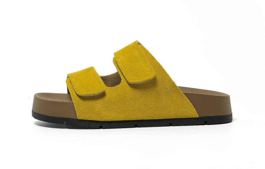 FOREVER 21 Slip Resistant Odor Resistant Abrasion Resistant Slide Slippers Women's Yellow