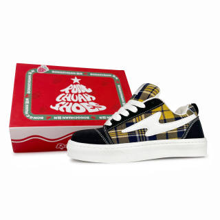 Rongchuan Pu Low top Skateboard Shoes Unisex Black Yellow