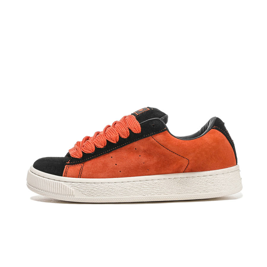 FERW FERW Orange Flame Heartbeat Suede