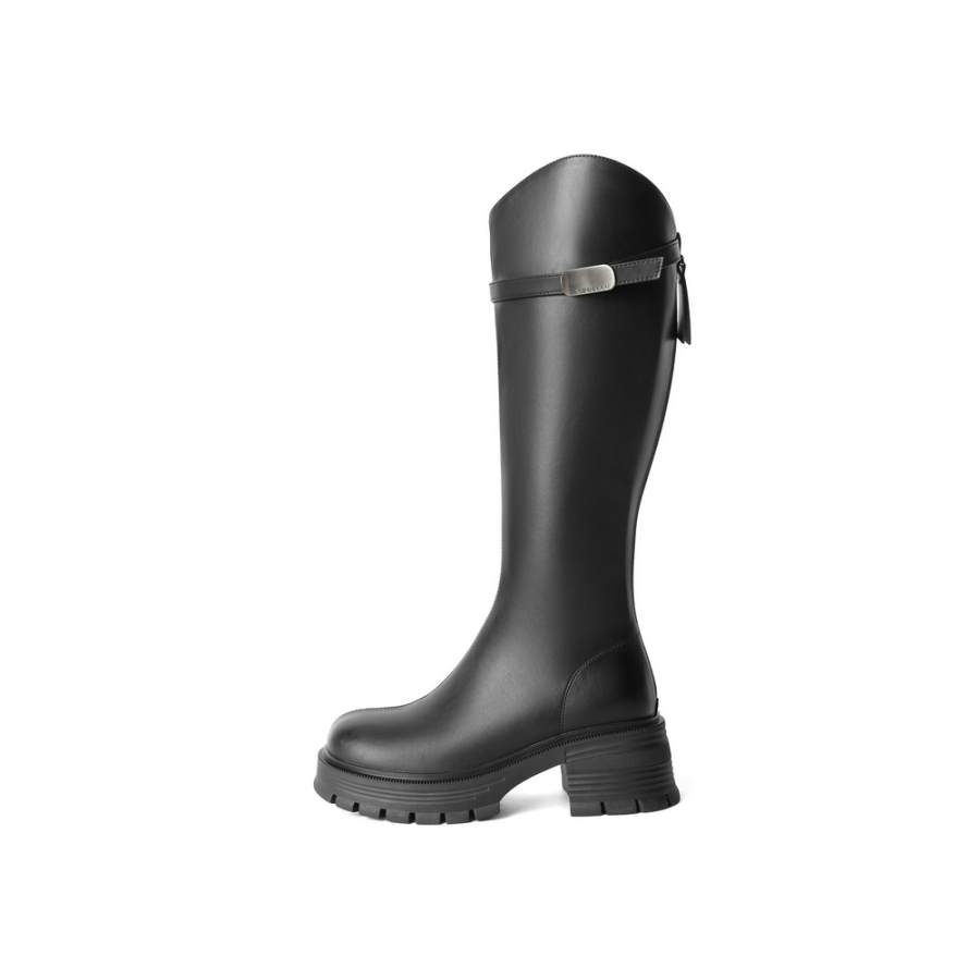 BELLE Knee high Boots 6CM Women's Brown, Black