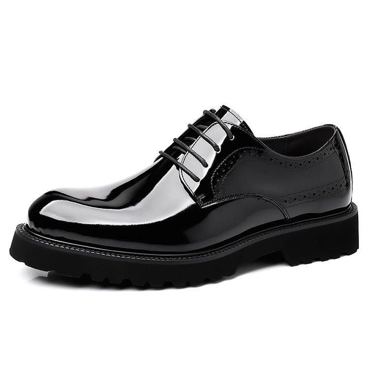 GZZ Dress Shoes Men's Low Top Black/Brown