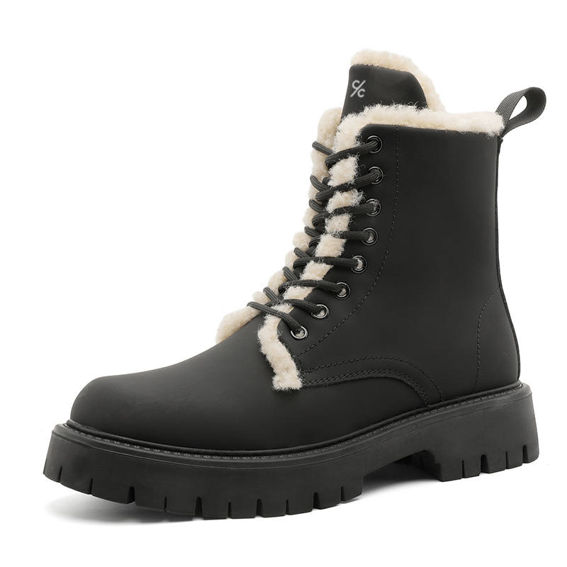 Colorful Creations Microfiber Leather Crew Combat Boots Unisex