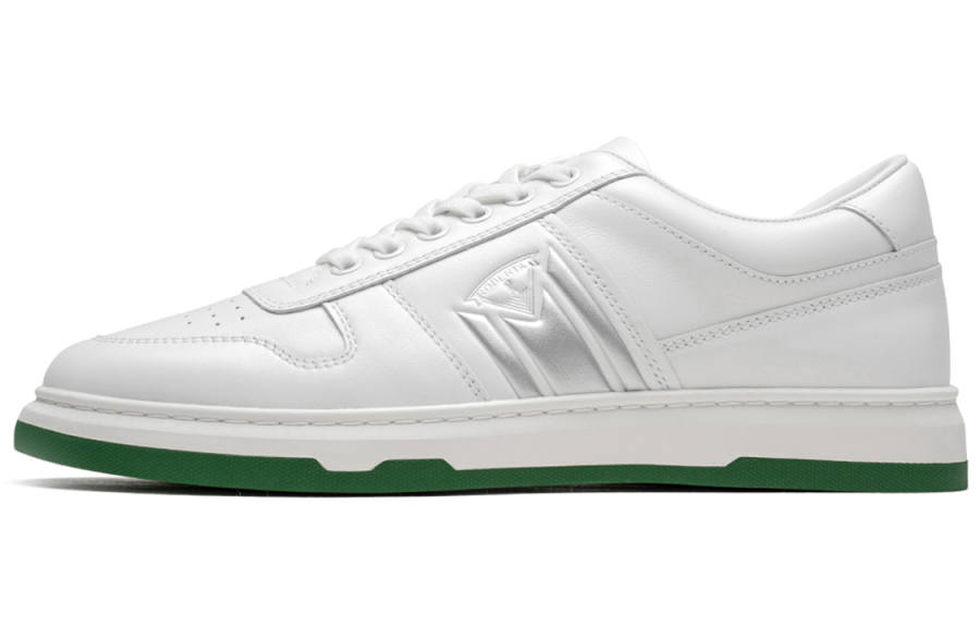 ROBERTA DI CAMERINO Cow Leather Low top Skateboard Shoes Men's White