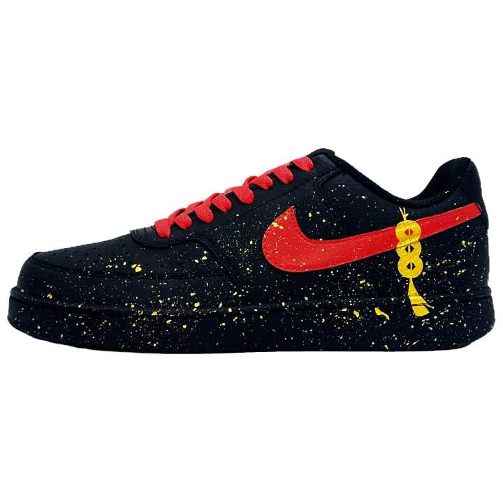 Nike Nike Court Vision 1 Wealth And Blessings Arrive Synthetic Leather Slip Resistant, Abrasion Resistant, Breathable