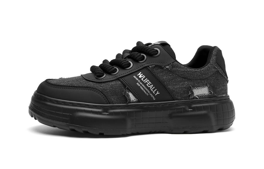 HLA Abrasion Resistant Height Increasing Skateboard Shoes Versatile Comfortable Casual Shoes Men's