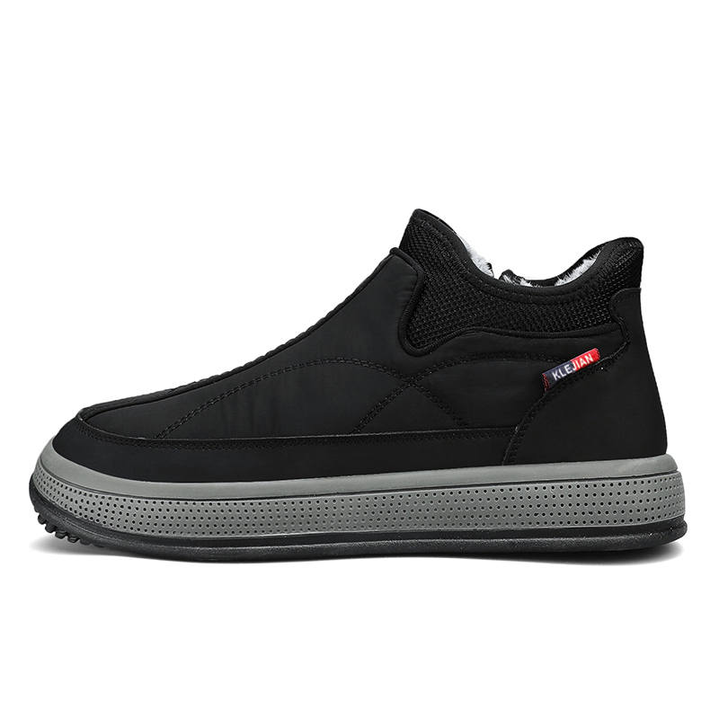 KANGLEJIAN Fleece Lined Thermal, Waterproof Versatile KANGLEJIAN Mid top Casual Shoes Men's