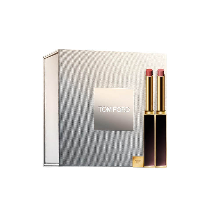 TOM FORD Desire Double Lip Ultra Fine Tube Makeup Set 2025 Christmas Limited Natural Clear 0.9g+0.9g