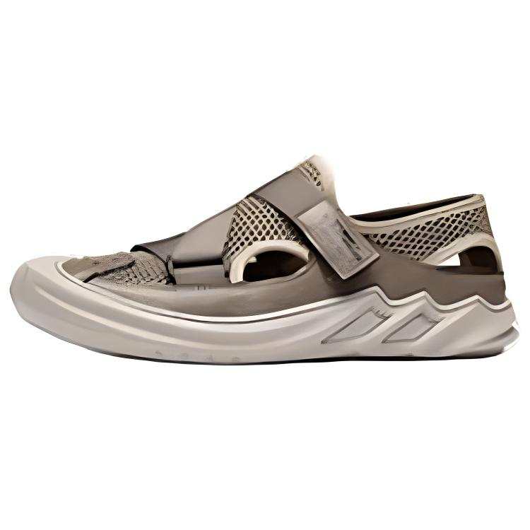 G.N.SHIJIA Fabric Comfortable And Trendy Beach Sandals Men's Khaki