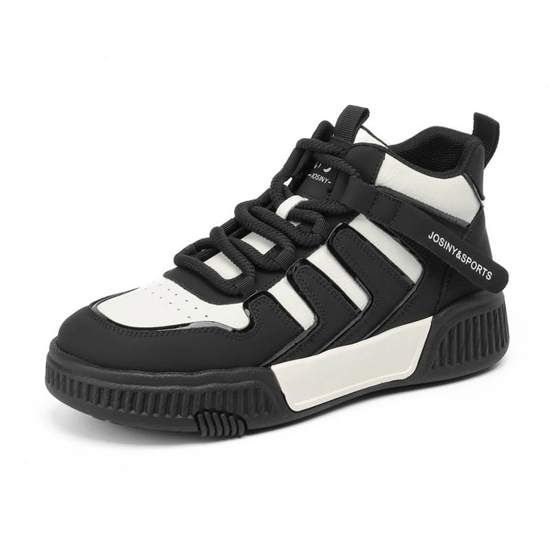 JOSINY Synthetic Leather Low top Casual Shoes Women's Beige Black