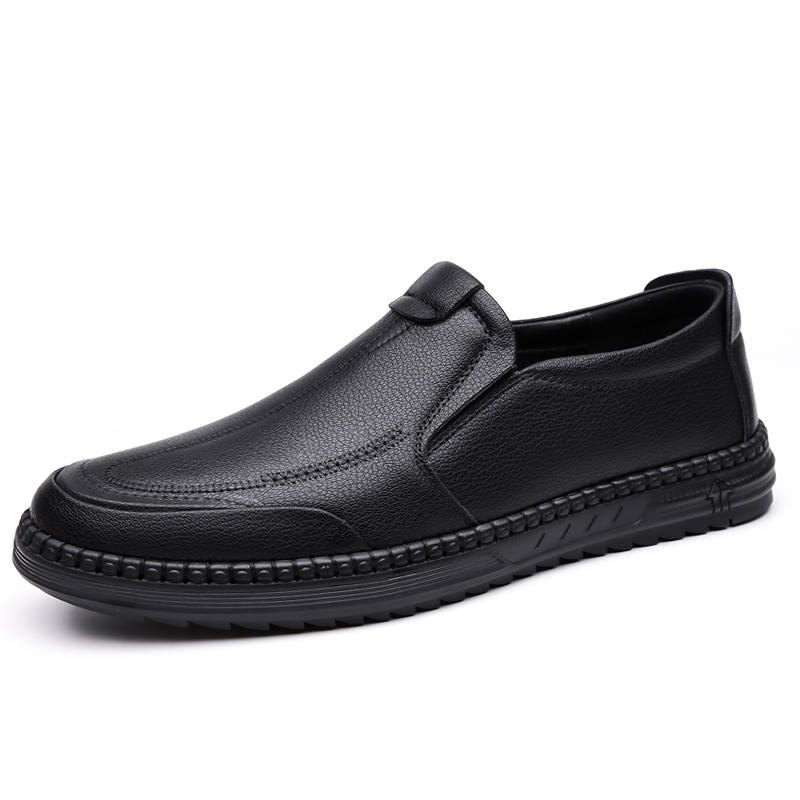 EGCHI Dress Shoes Men's Low Top Black
