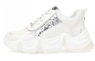 STEVE MADDEN Pu Non slip Lightweight Low top Casual Shoes Women's White