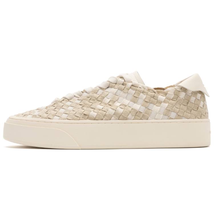 FOOT INDUSTRY Skateboard Shoes Unisex Antique White/Reed Yellow