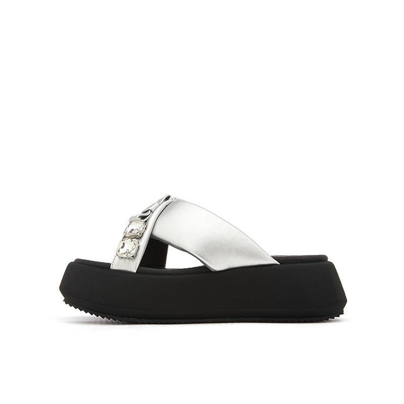 15 MINS Rubber Sole Quiet Slide Slippers Women's