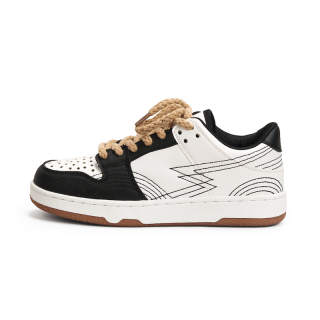 Kalinsd Microfiber Leather Abrasion Resistant Slip Resistant Abrasion Resistant Slip Resistant Low top Skateboard Shoes
