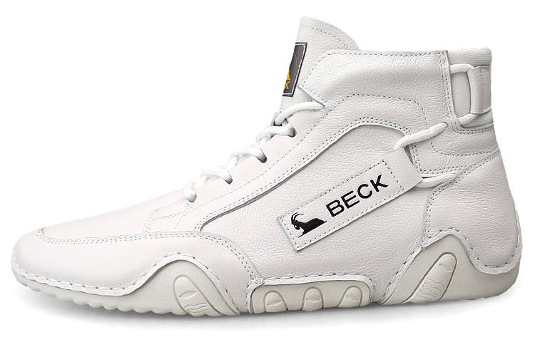 BECK Pigskin Abrasion Resistant High top Casual Shoes Men's