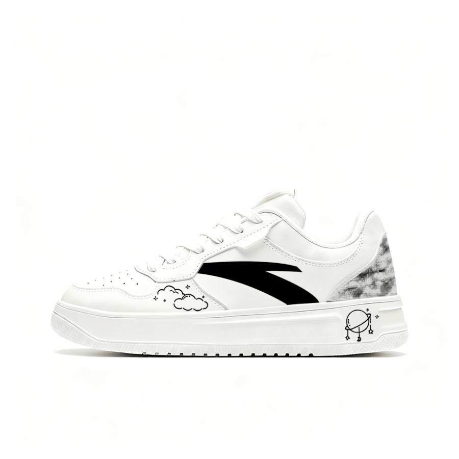 Anta Easy Low top Skateboard Shoes Unisex White