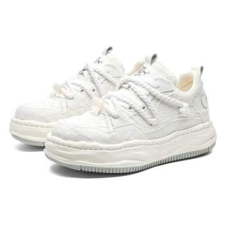 KLAMMKICKS Low top Skateboard Shoes Unisex White