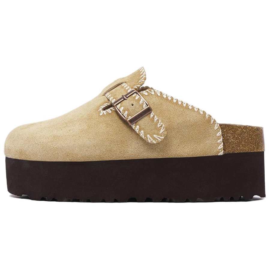 LANMOU Birkenstock Shoes Women's Light Khaki