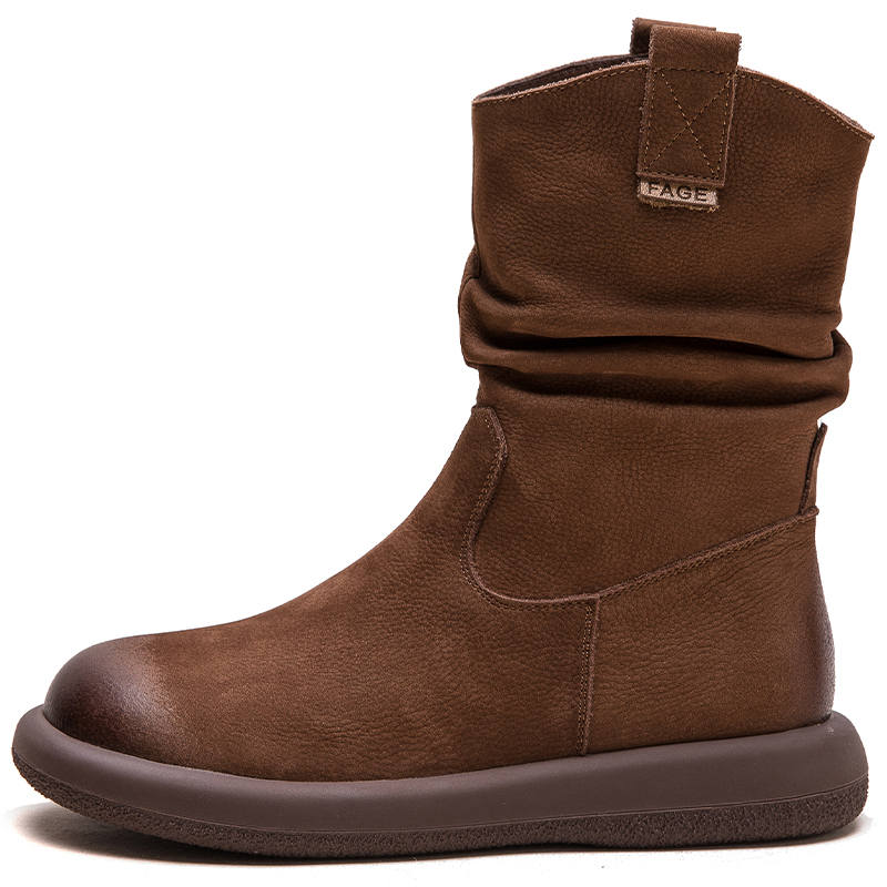 JIEZHOU Ankle Boots Women's Brown/Black