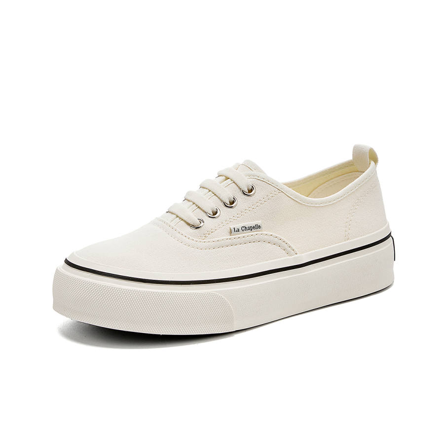 La Chapelle Low Top Canvas Shoes Women's Beige